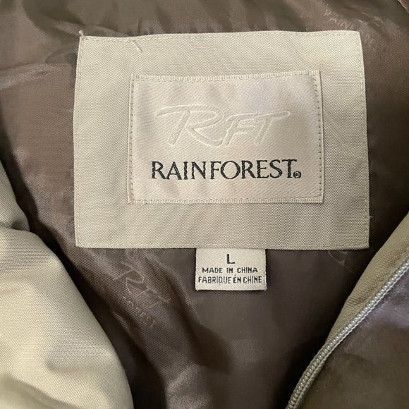 RFT RAINFOREST All Weather Coated Insulated Jacket size L - Picture 3 of 6